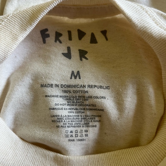 Hot Topic Cat Graphic T-Shirt - Cream - Picture 4 of 4